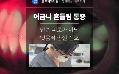 어금니 흔들림 통증 단순 피로가 아닌 잇몸뼈 손실 신호입니다